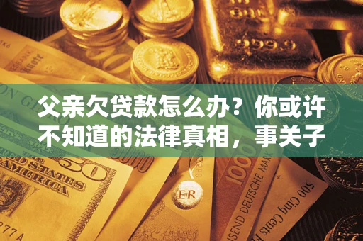 济南父亲欠贷款怎么办？你或许不知道的法律真相，事关子女未来