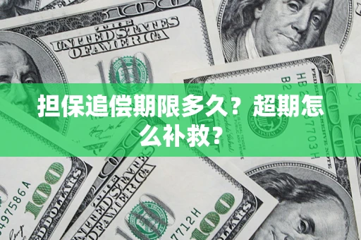 济南担保追偿期限多久？超期怎么补救？
