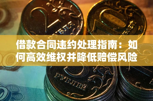 济南借款合同违约处理指南：如何高效维权并降低赔偿风险？