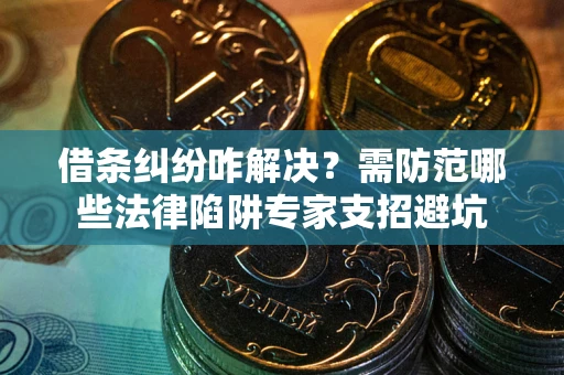济南借条纠纷咋解决？需防范哪些法律陷阱专家支招避坑