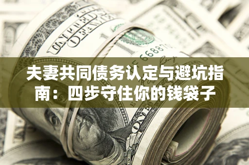 济南夫妻共同债务认定与避坑指南：四步守住你的钱袋子