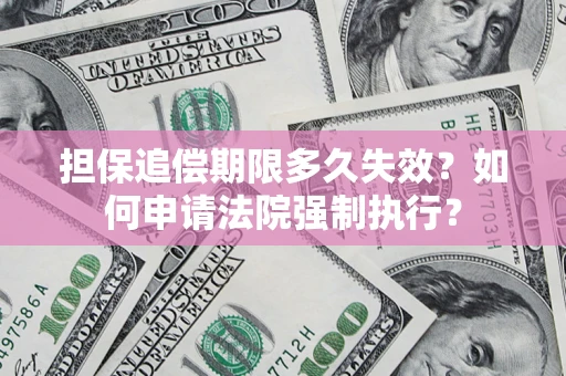 济南担保追偿期限多久失效？如何申请法院强制执行？