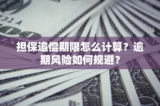 济南担保追偿期限怎么计算？逾期风险如何规避？