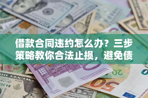 济南借款合同违约怎么办？三步策略教你合法止损，避免债务危机升级